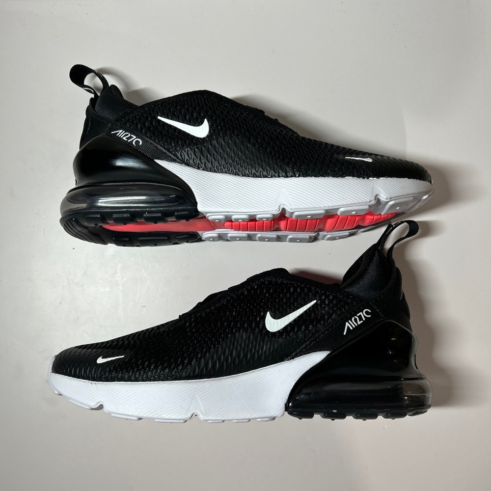 Nike Air Max 270 (GS) Black White Anthracite Sz 2.5Y AO2372-001 New No Box